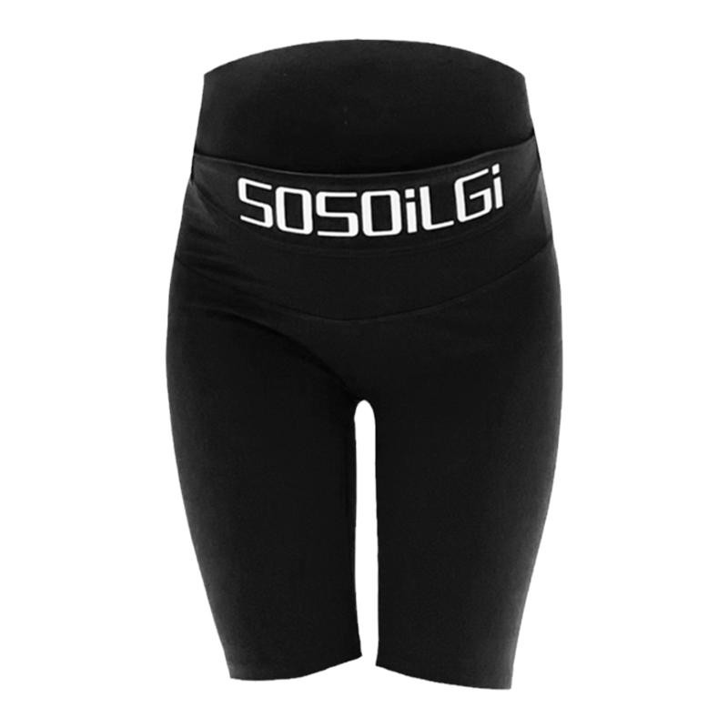 sosoligi孕妇裤鲨鱼打底裤秋季薄款外穿大码健身瑜伽长裤运动低腰