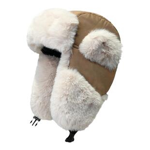 东北防寒帽子女冬季加厚加绒保暖棉帽骑车防风护耳东北滑雪雷锋帽