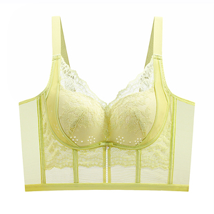 洞洞杯内衣女薄款显瘦透气加宽侧翼收副乳收胃腩调整型防下垂文胸