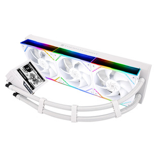 利民MJOLNIR VISION X 360水冷散热器白色雷神之锤积木风扇水冷排