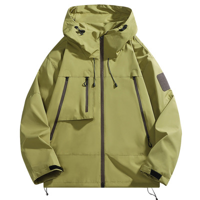 罗蒙秋季男士冲锋衣外套2024新款