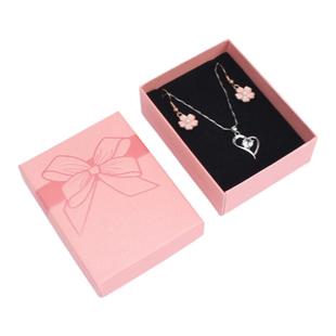 天地盖纸盒子7*9蝴蝶结包装盒 戒指吊坠项链套装礼物直播现货定制