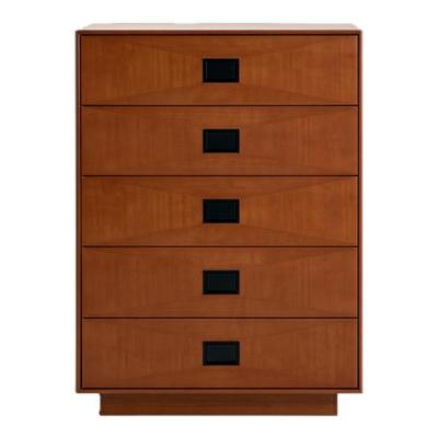 已夏光阴斗柜中古实木五斗柜收纳储物法式复古家用客厅边柜Z