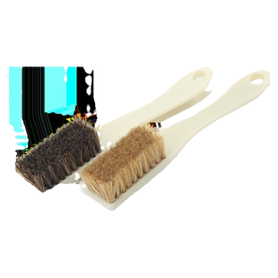钢丝刷文玩刷子木柄铜丝刷金刚菩提核桃清洁刀刷钢刷铁刷子猪毛刷