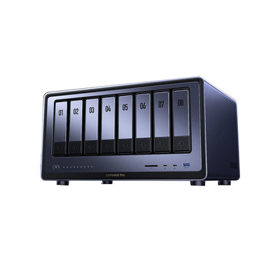 绿联私有云DXP8800 Pro八盘位万兆NAS网络存储 企业数据存储AI服务器 雷电4 团队资料共享备份网盘 RAID阵列
