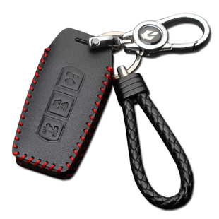 适用飞鹰NPX150钥匙套真皮飞鹰踏板摩托车改装遥控钥匙保护包壳扣