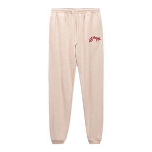 Ed Hardy埃德哈迪冬季新款经典logo植绒合身收脚女士长裤