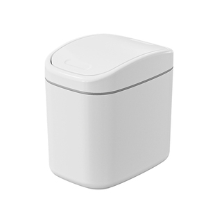 迷你桌面垃圾桶办公室小号床头收纳桶带盖可爱卧室车载小纸篓桌上