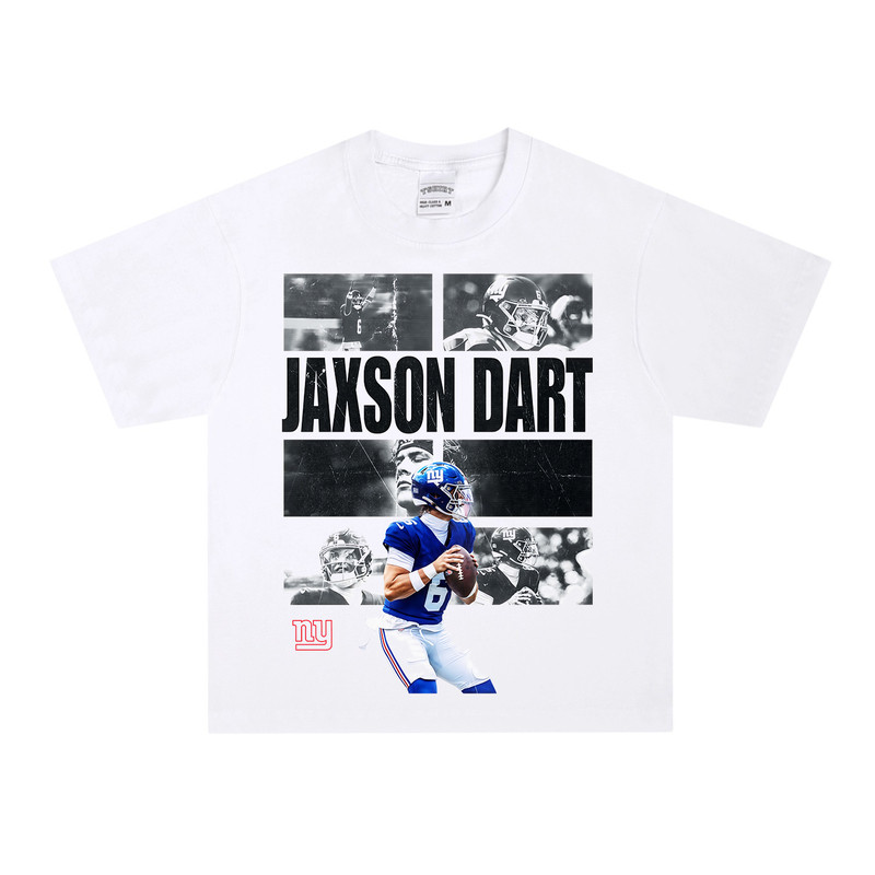 JaxsonDart橄榄球球员美式复古做旧长短袖纯棉透气重磅连帽卫衣