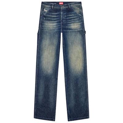 DIESEL男士阔腿牛仔裤
