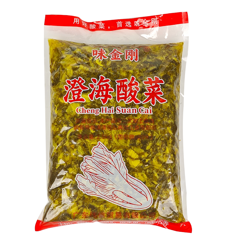 潮汕澄海酸菜免切丝猪脚饭专用小叶芥菜脆嫩商用袋装金刚大头菜