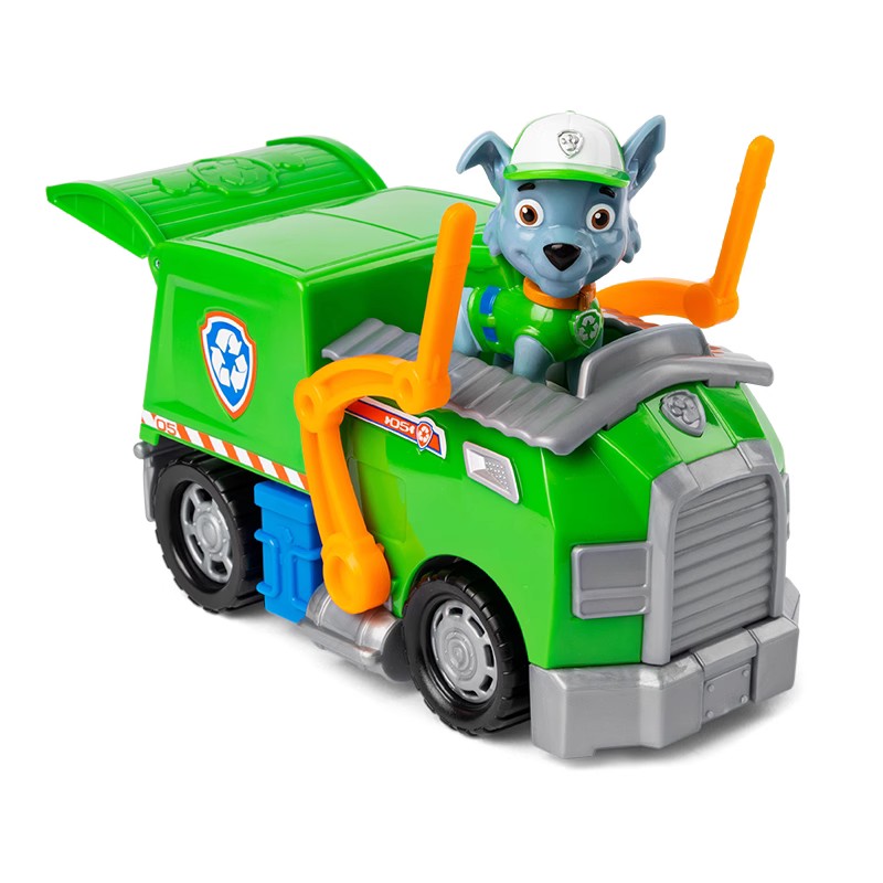 正版汪汪队立大功灰灰垃圾车玩具旺旺队大号救援车狗狗巡逻队套装