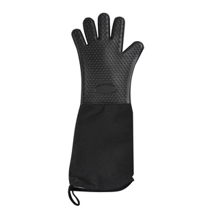 50cm加长烤箱手套防烫加厚耐高温防热烘焙长款微波炉硅胶隔热手套