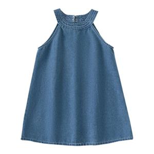 女童连衣裙夏装2024新款儿童裙子夏天女宝牛仔裙吊带裙夏季童装潮
