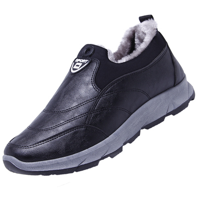 中老年人男士冬季加绒加厚雪地靴