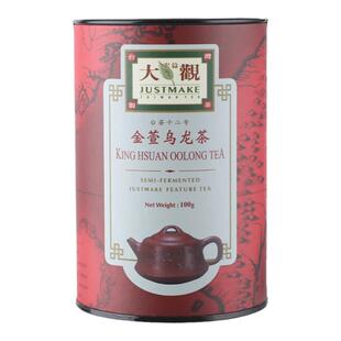宏益大观中国台湾进口金萱乌龙茶奶香四溢高山茶台茶十二号100g