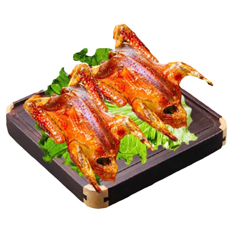 东北吉林正宗伊通满族带皮烧鸽子烤鸽子烤乳鸽熟食四平特产非遗