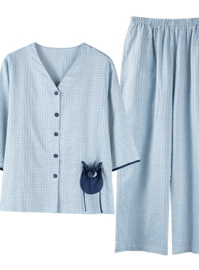 新一步女梭织纯棉睡衣家居服