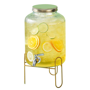 啤酒桶玻璃泡酒瓶调酒酒桶饮料可乐桶容器带龙头水果茶桶罐果汁桶