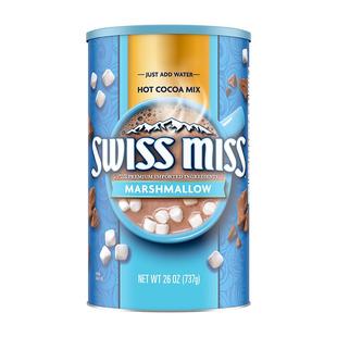 SwissMiss瑞士小姐美怡可进口棉花糖可可巧克力冲饮罐装