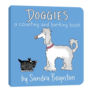 英文原版 Doggies 学数数狗狗卡通绘本 儿童英语启蒙 英文版 进口英语原版书籍