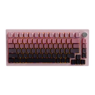 黑吉蛇AL75V2客制化机械键盘75%配列铝坨坨gasket结构热插拔无线