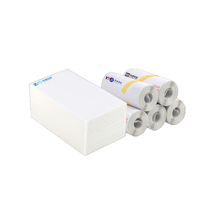 热敏标签纸空白折叠装快递面单76x130电子贴纸 不干胶打印纸中通申通韵达圆通一联单e邮宝物流