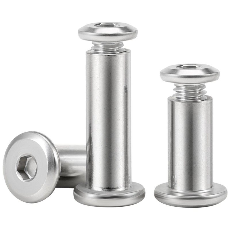 304不锈钢倒边内六角对敲对锁螺丝夹板子母螺丝子母铆钉螺丝M3-M8