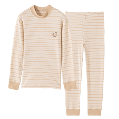 A类彩棉儿童秋衣裤套装顶瓜瓜