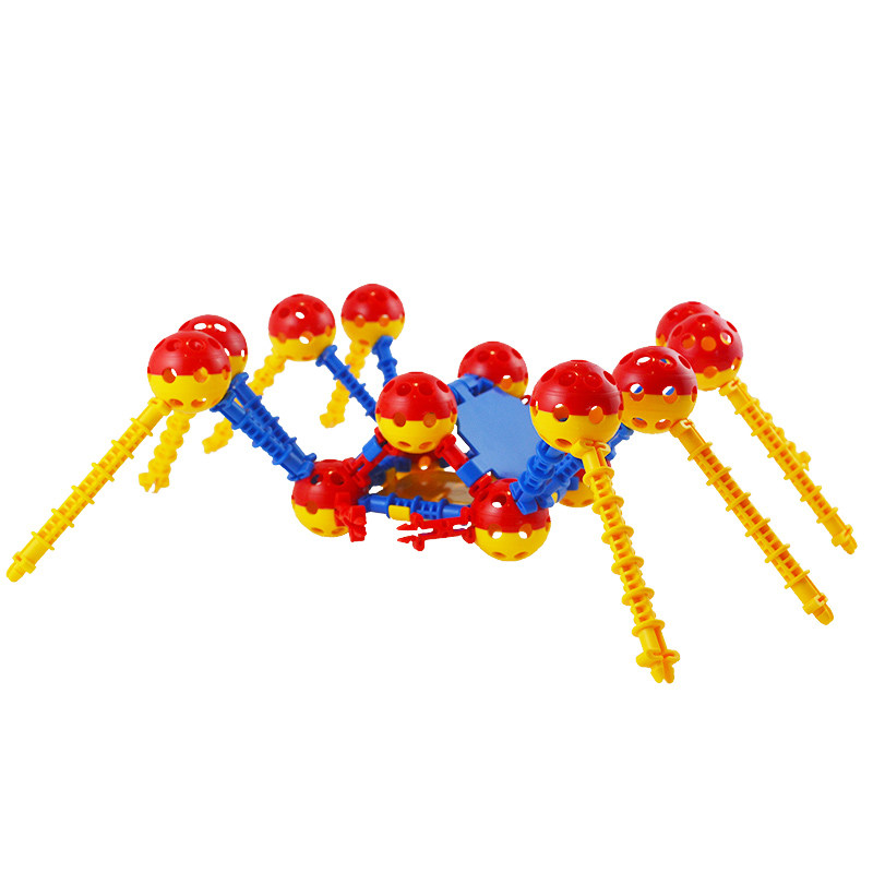 幼儿园建构球 塑料建筑拼插积木玩具3-6益智启蒙学习拼装男女儿童