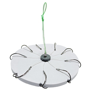 硬线翻板钩大盘钩翻板飞钩郁南钩抛竿方块饵翻版钩海竿八爪反板勾