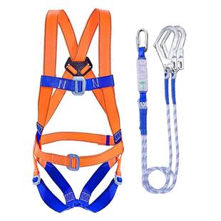 五点式高空作业安全带5点式安全绳套装三点3点式双挂钩国标保险带