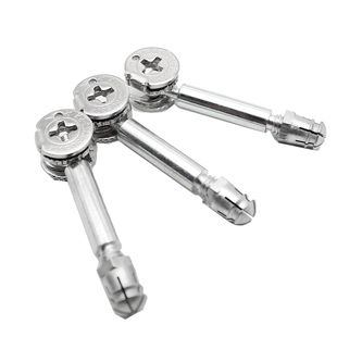 不锈钢加厚三合一连接件螺丝偏心轮螺母 家具连接柜组装五金配件