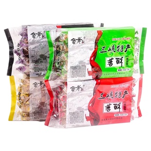 4袋鲁老记苕酥三峡旅游特产苕酥4味红薯红苕传统糕点零食配提袋