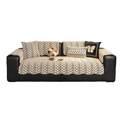 法式复古加厚毛绒沙发垫秋冬新款