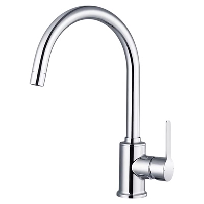 摩恩铜可旋转防溅水冷热厨房龙头