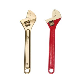 防爆活扳手铜活板手铝青铜活动扳手铍青铜活扳手铜扳手6寸-48寸