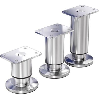 304不锈钢伸缩增高家具脚