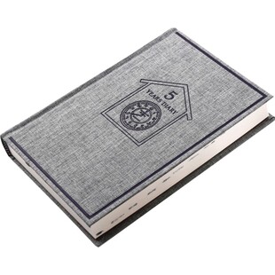 三年日记本5年记录本每日一记加厚纸张不洇墨高颜值礼物送礼成长记录本复古ins超厚手账本记事本A5笔记本本子