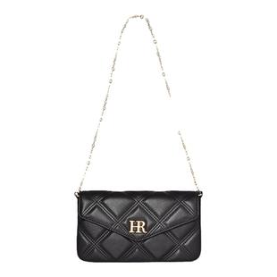 新年礼物2026女士hr赫莲娜包包新款小香风单肩斜挎包轻奢女包真皮