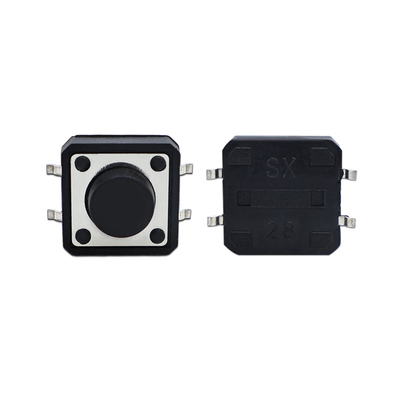 轻触开关12*12*5MM铜脚贴片编带