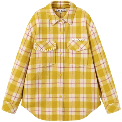 urlazh/有兰黄桃大衣外套