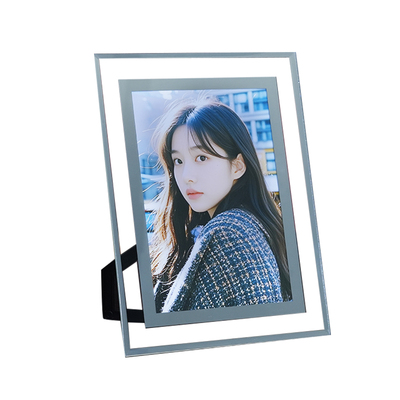 蓝映玻璃相框567寸A4透明百搭