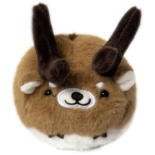 中国国家地理博物文创小圆宝系列海南坡鹿玩偶毛绒书包挂件公仔