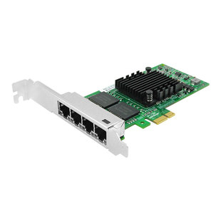 LR-LINK联瑞原厂原装PCIex1千兆双口/四口I350-T4服务器有线网卡英特尔（Intel）芯片LREC9224PT/LREC9222HT