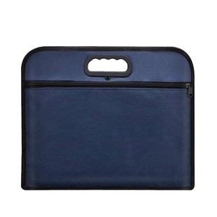 定制定做A4B4牛津布袋手提包烟酒文件袋帆布公文包广告会议资料袋