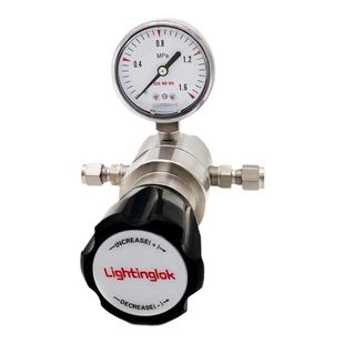 不锈钢卡套二级减压阀实验室气体高压管道单表氮气氨气氩气氦气