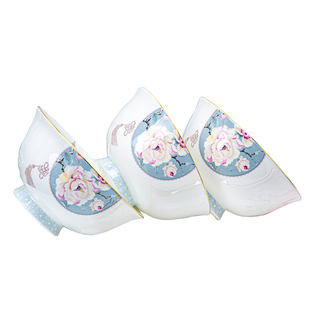 碗碟套装家用2026新款轻奢高温餐具景德镇高档碗盘子组合骨瓷碗筷