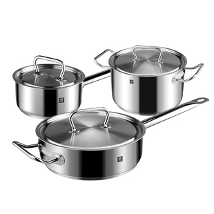 双立人Classic II 不锈钢锅具套装家用厨房中式炒锅炊具官方旗舰