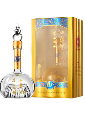 华山论剑西凤酒52度10年绵柔凤香型粮食白酒节日送礼宴请500ml